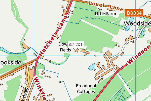 SL4 2DT map - OS VectorMap District (Ordnance Survey) SL4 2DT map - OS VectorMap District (Ordnance Survey)