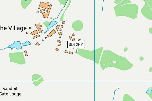 SL4 2HY map - OS VectorMap District (Ordnance Survey) SL4 2HY map - OS VectorMap District (Ordnance Survey)