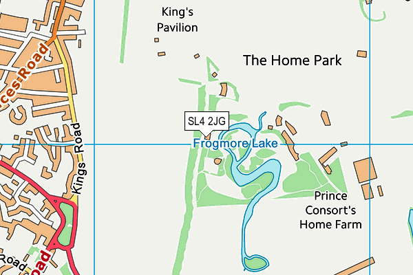 SL4 2JG map - OS VectorMap District (Ordnance Survey) SL4 2JG map - OS VectorMap District (Ordnance Survey)