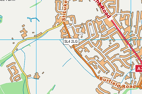 SL4 2LG map - OS VectorMap District (Ordnance Survey) SL4 2LG map - OS VectorMap District (Ordnance Survey)