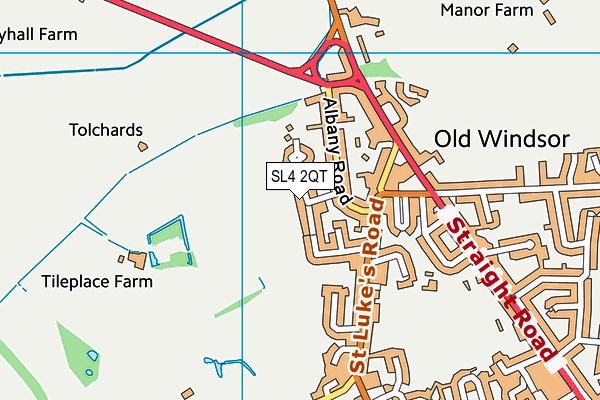 SL4 2QT map - OS VectorMap District (Ordnance Survey) SL4 2QT map - OS VectorMap District (Ordnance Survey)