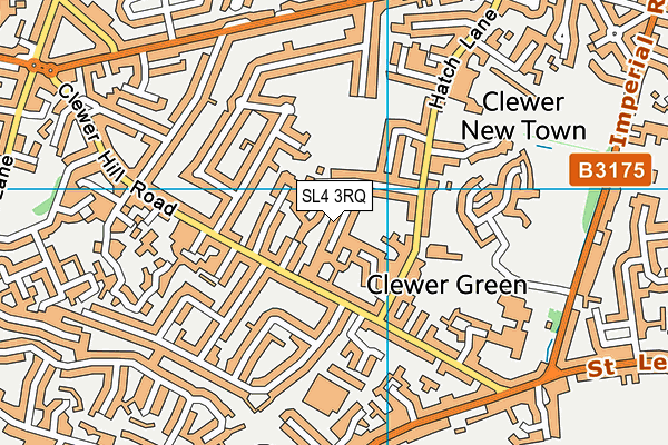 SL4 3RQ map - OS VectorMap District (Ordnance Survey) SL4 3RQ map - OS VectorMap District (Ordnance Survey)