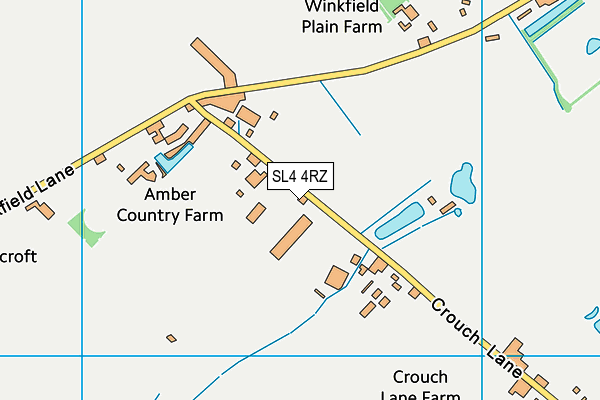 SL4 4RZ map - OS VectorMap District (Ordnance Survey) SL4 4RZ map - OS VectorMap District (Ordnance Survey)