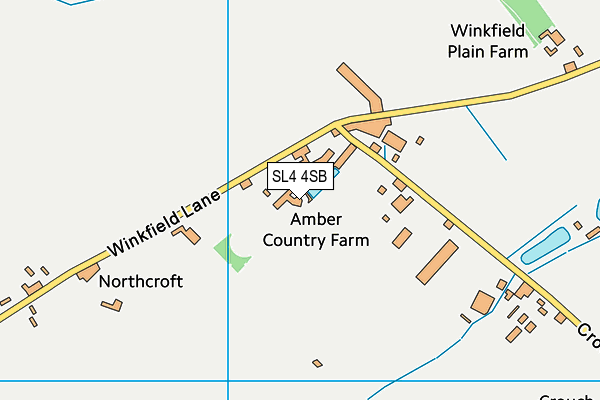 SL4 4SB map - OS VectorMap District (Ordnance Survey)