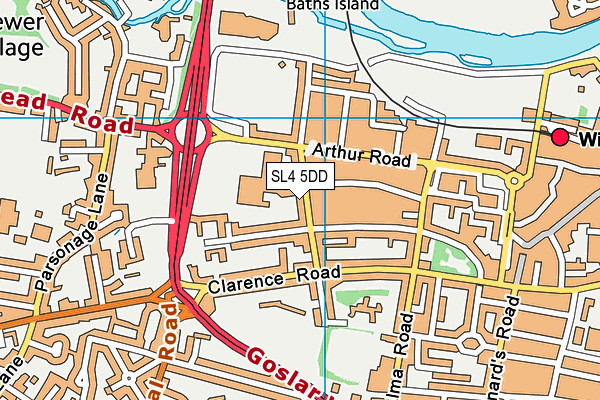 SL4 5DD map - OS VectorMap District (Ordnance Survey) SL4 5DD map - OS VectorMap District (Ordnance Survey)