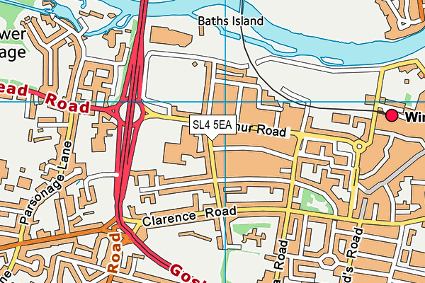 SL4 5EA map - OS VectorMap District (Ordnance Survey) SL4 5EA map - OS VectorMap District (Ordnance Survey)