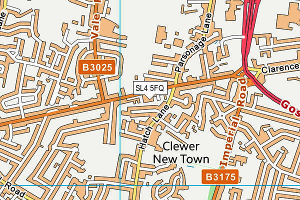 SL4 5FQ map - OS VectorMap District (Ordnance Survey) SL4 5FQ map - OS VectorMap District (Ordnance Survey)