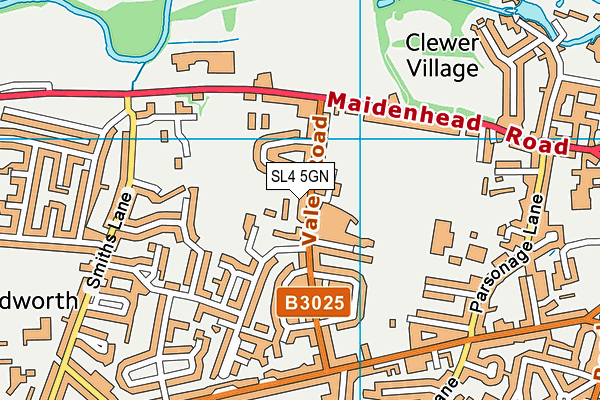 SL4 5GN map - OS VectorMap District (Ordnance Survey) SL4 5GN map - OS VectorMap District (Ordnance Survey)