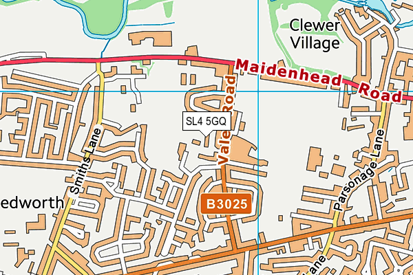 SL4 5GQ map - OS VectorMap District (Ordnance Survey) SL4 5GQ map - OS VectorMap District (Ordnance Survey)