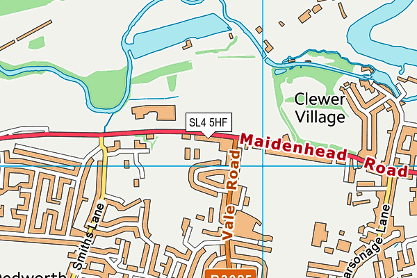 SL4 5HF map - OS VectorMap District (Ordnance Survey) SL4 5HF map - OS VectorMap District (Ordnance Survey)