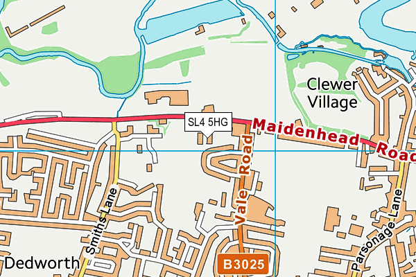 SL4 5HG map - OS VectorMap District (Ordnance Survey) SL4 5HG map - OS VectorMap District (Ordnance Survey)