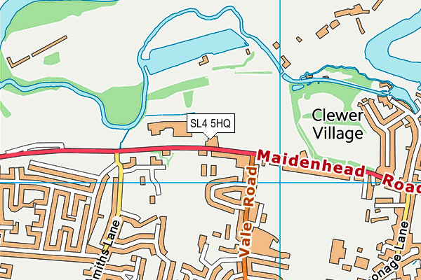 SL4 5HQ map - OS VectorMap District (Ordnance Survey) SL4 5HQ map - OS VectorMap District (Ordnance Survey)