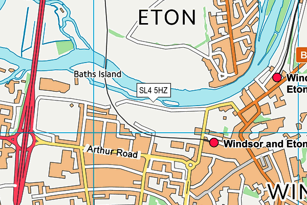 SL4 5HZ map - OS VectorMap District (Ordnance Survey) SL4 5HZ map - OS VectorMap District (Ordnance Survey)