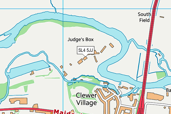 SL4 5JJ map - OS VectorMap District (Ordnance Survey) SL4 5JJ map - OS VectorMap District (Ordnance Survey)