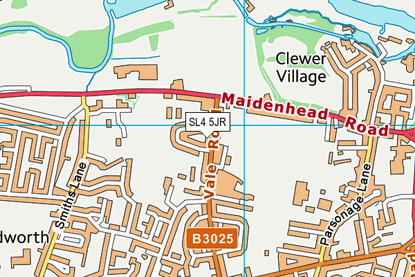 SL4 5JR map - OS VectorMap District (Ordnance Survey) SL4 5JR map - OS VectorMap District (Ordnance Survey)