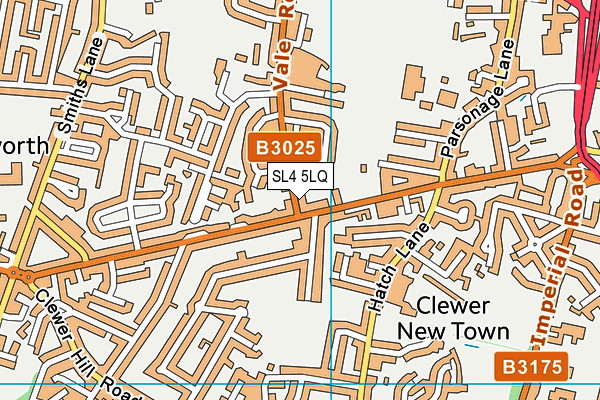 SL4 5LQ map - OS VectorMap District (Ordnance Survey) SL4 5LQ map - OS VectorMap District (Ordnance Survey)