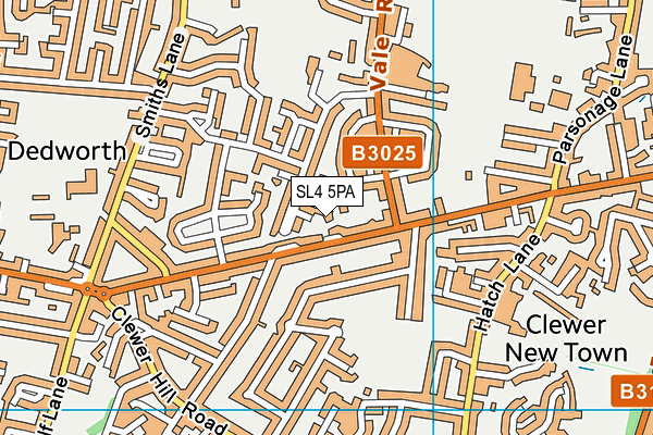 SL4 5PA map - OS VectorMap District (Ordnance Survey) SL4 5PA map - OS VectorMap District (Ordnance Survey)