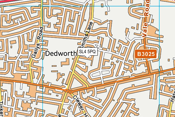 SL4 5PQ map - OS VectorMap District (Ordnance Survey) SL4 5PQ map - OS VectorMap District (Ordnance Survey)
