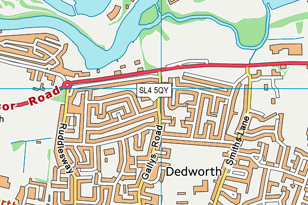 SL4 5QY map - OS VectorMap District (Ordnance Survey) SL4 5QY map - OS VectorMap District (Ordnance Survey)