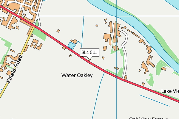 SL4 5UJ map - OS VectorMap District (Ordnance Survey) SL4 5UJ map - OS VectorMap District (Ordnance Survey)
