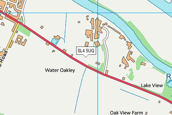 SL4 5UQ map - OS VectorMap District (Ordnance Survey) SL4 5UQ map - OS VectorMap District (Ordnance Survey)