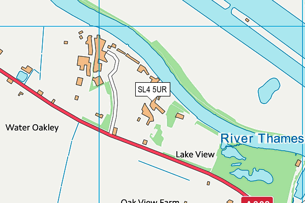 SL4 5UR map - OS VectorMap District (Ordnance Survey) SL4 5UR map - OS VectorMap District (Ordnance Survey)
