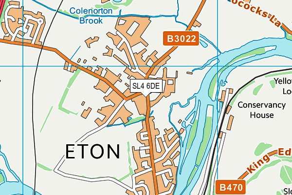 SL4 6DE map - OS VectorMap District (Ordnance Survey) SL4 6DE map - OS VectorMap District (Ordnance Survey)