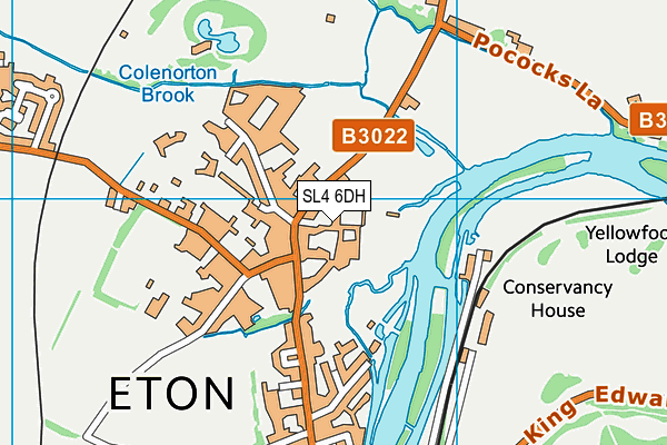 SL4 6DH map - OS VectorMap District (Ordnance Survey) SL4 6DH map - OS VectorMap District (Ordnance Survey)