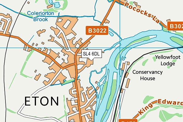 SL4 6DL map - OS VectorMap District (Ordnance Survey) SL4 6DL map - OS VectorMap District (Ordnance Survey)