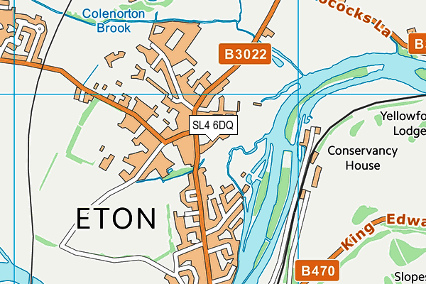 SL4 6DQ map - OS VectorMap District (Ordnance Survey) SL4 6DQ map - OS VectorMap District (Ordnance Survey)