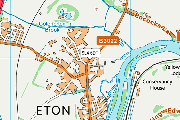 SL4 6DT map - OS VectorMap District (Ordnance Survey) SL4 6DT map - OS VectorMap District (Ordnance Survey)