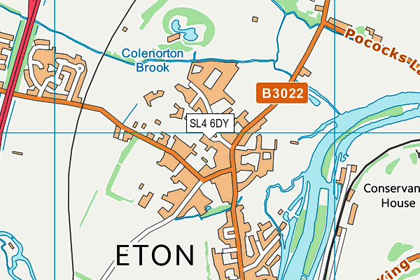SL4 6DY map - OS VectorMap District (Ordnance Survey) SL4 6DY map - OS VectorMap District (Ordnance Survey)