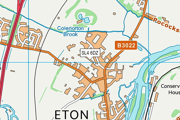 SL4 6DZ map - OS VectorMap District (Ordnance Survey) SL4 6DZ map - OS VectorMap District (Ordnance Survey)