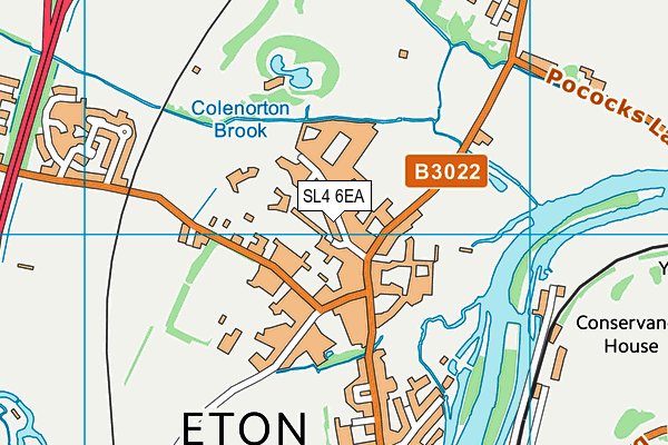 SL4 6EA map - OS VectorMap District (Ordnance Survey) SL4 6EA map - OS VectorMap District (Ordnance Survey)