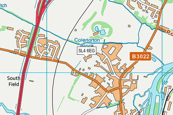SL4 6EG map - OS VectorMap District (Ordnance Survey) SL4 6EG map - OS VectorMap District (Ordnance Survey)