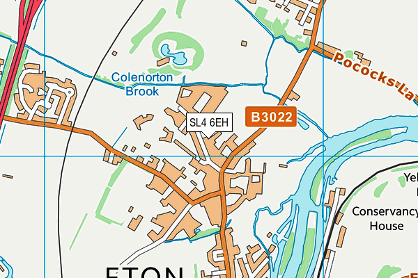 SL4 6EH map - OS VectorMap District (Ordnance Survey) SL4 6EH map - OS VectorMap District (Ordnance Survey)