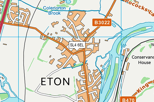SL4 6EL map - OS VectorMap District (Ordnance Survey) SL4 6EL map - OS VectorMap District (Ordnance Survey)