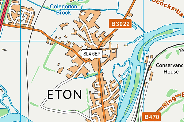SL4 6EP map - OS VectorMap District (Ordnance Survey) SL4 6EP map - OS VectorMap District (Ordnance Survey)