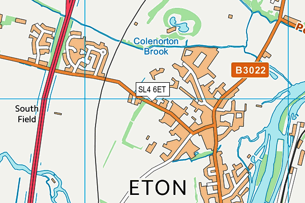 SL4 6ET map - OS VectorMap District (Ordnance Survey) SL4 6ET map - OS VectorMap District (Ordnance Survey)