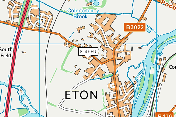 SL4 6EU map - OS VectorMap District (Ordnance Survey) SL4 6EU map - OS VectorMap District (Ordnance Survey)