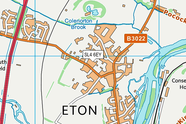 SL4 6EY map - OS VectorMap District (Ordnance Survey) SL4 6EY map - OS VectorMap District (Ordnance Survey)