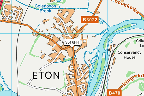 SL4 6FH map - OS VectorMap District (Ordnance Survey) SL4 6FH map - OS VectorMap District (Ordnance Survey)