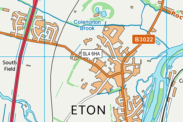 SL4 6HA map - OS VectorMap District (Ordnance Survey) SL4 6HA map - OS VectorMap District (Ordnance Survey)