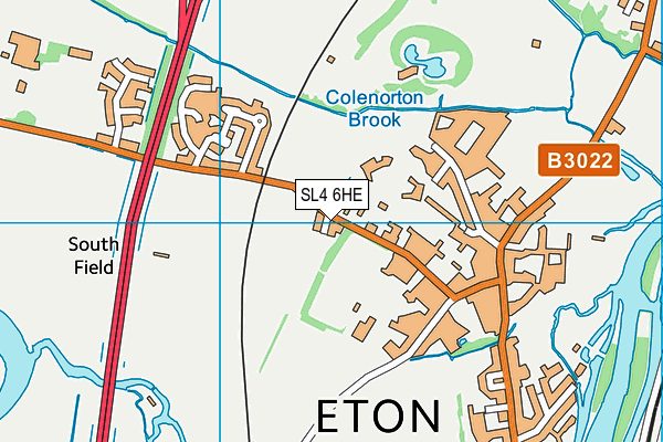 SL4 6HE map - OS VectorMap District (Ordnance Survey) SL4 6HE map - OS VectorMap District (Ordnance Survey)