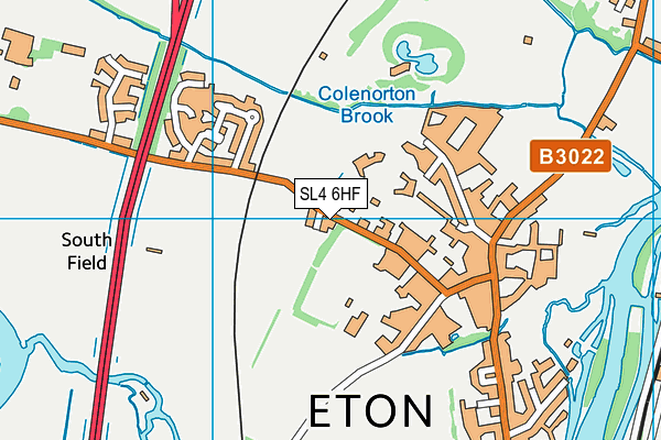 SL4 6HF map - OS VectorMap District (Ordnance Survey) SL4 6HF map - OS VectorMap District (Ordnance Survey)
