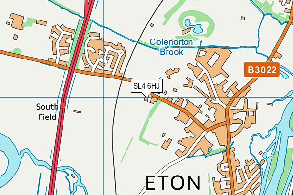 SL4 6HJ map - OS VectorMap District (Ordnance Survey) SL4 6HJ map - OS VectorMap District (Ordnance Survey)