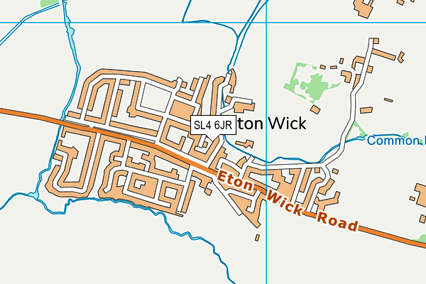SL4 6JR map - OS VectorMap District (Ordnance Survey) SL4 6JR map - OS VectorMap District (Ordnance Survey)