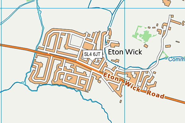 SL4 6JT map - OS VectorMap District (Ordnance Survey) SL4 6JT map - OS VectorMap District (Ordnance Survey)