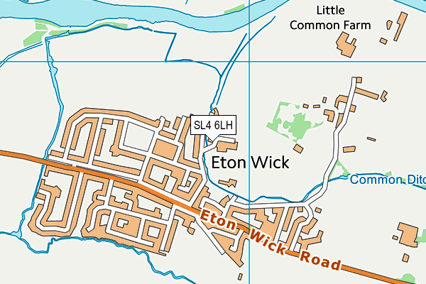 SL4 6LH map - OS VectorMap District (Ordnance Survey) SL4 6LH map - OS VectorMap District (Ordnance Survey)