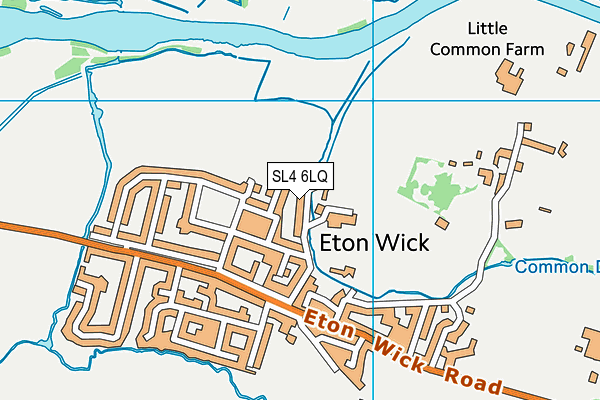 SL4 6LQ map - OS VectorMap District (Ordnance Survey) SL4 6LQ map - OS VectorMap District (Ordnance Survey)